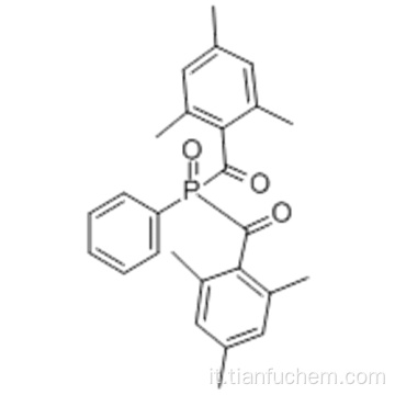 Fotoiniziatore 819 Fenilbis (2,4,6-trimetilbenzoil) ossido fosfinico CAS 162881-26-7